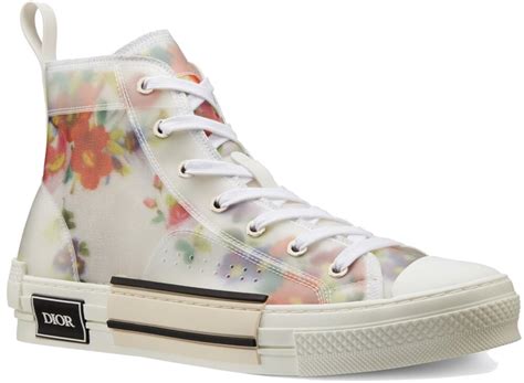 dior b23 flowers|Dior b23 oblique high top.